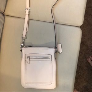 Coach small leather cross body purse